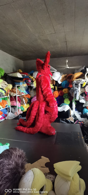 In Stock Fox Anime Kyuubi Kitsune Gumiho Mascot Costumes Fursuit Fursuit